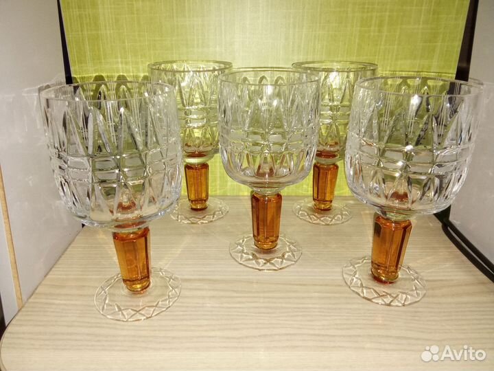 Хрустальные фужеры СССР