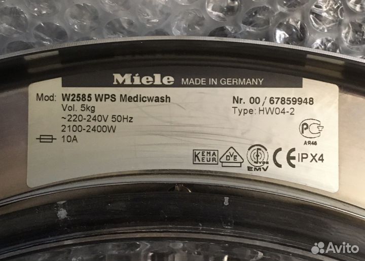 Тройник патрубков для стиральной машины Miele