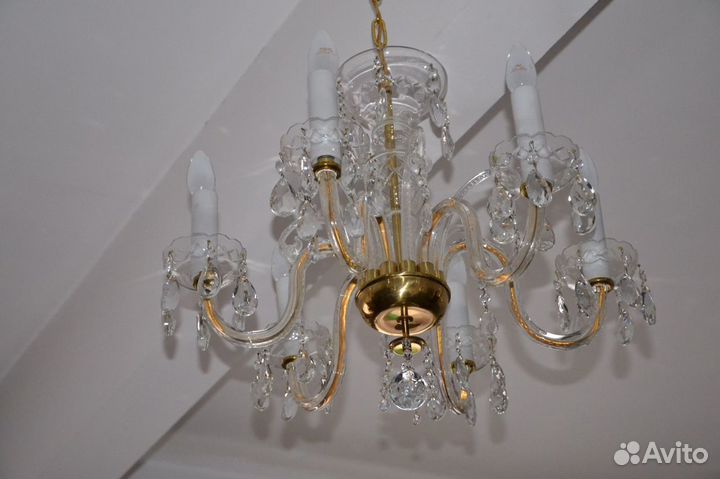 Люстра хрустальная чехия