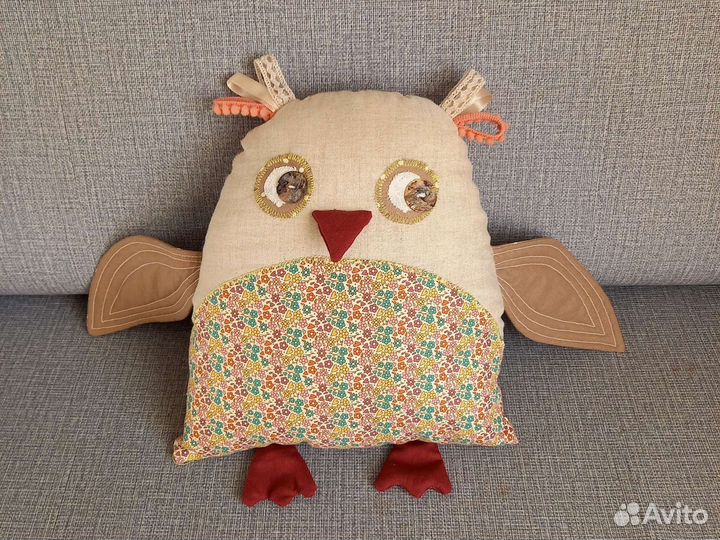 Совушка подушка ручной работы