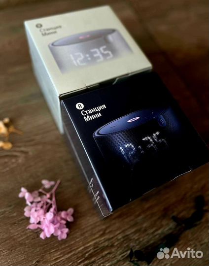 Умная колонка Яндекс Станция Мини с часами (Новая)