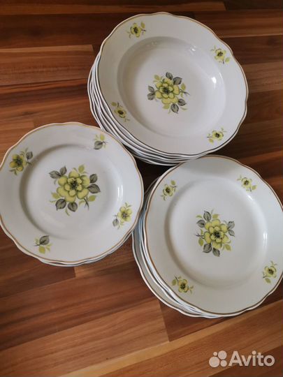 Тарелки СССР Дулево