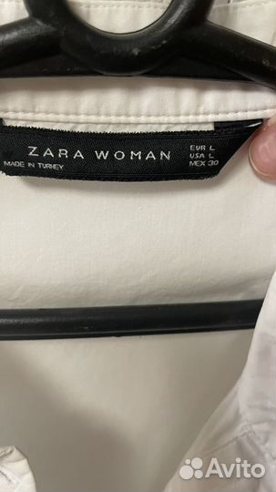 Платье рубашка zara l