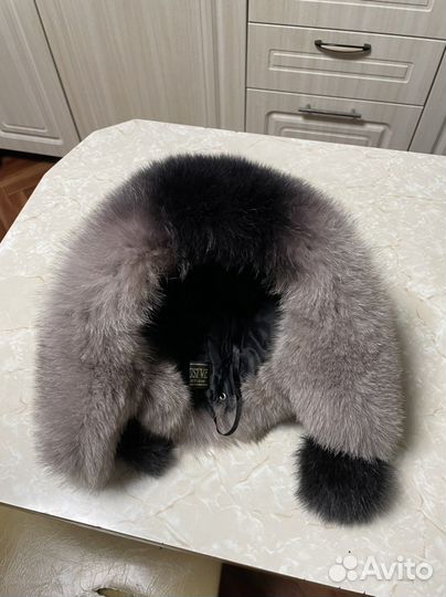 Шапка кожаная