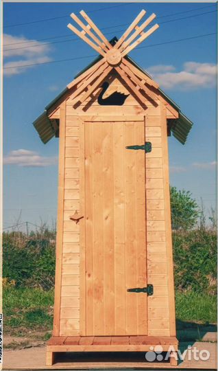 Дачный туалет с дельфином BVT