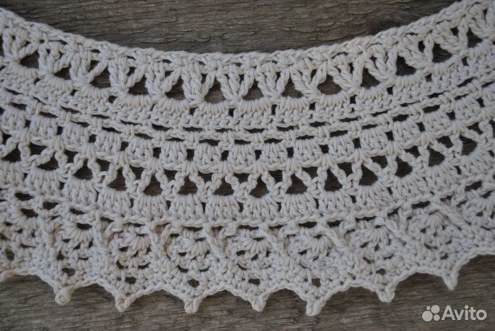 Кружевной воротничок ручной работы