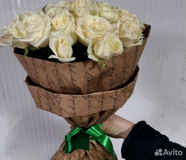 Розы с доставкой, букет роз 101