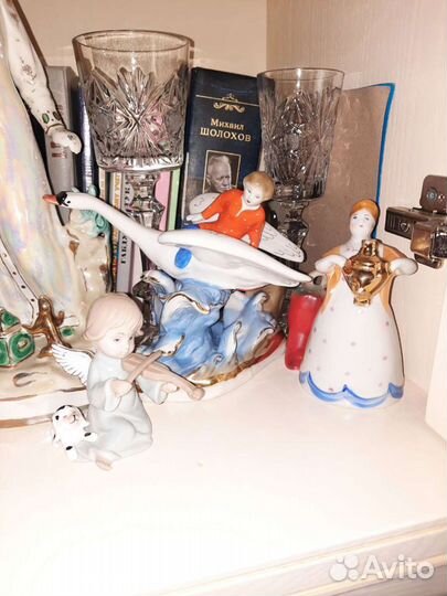 Фарфоровые статуэтки СССР лфз вербилки дулево стар