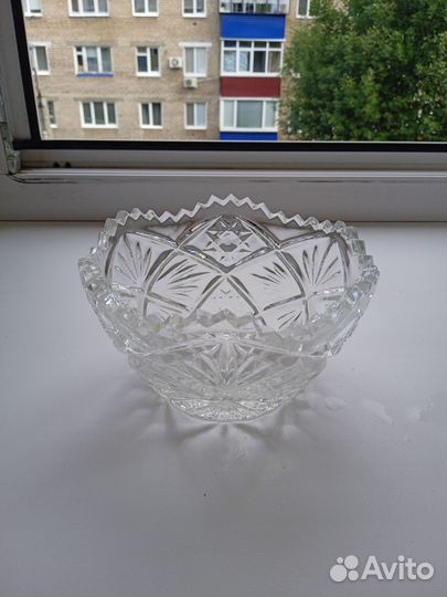 Хрустальный салатник СССР