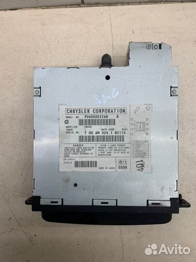 CD changer Chrysler Sebring EER 2 2001