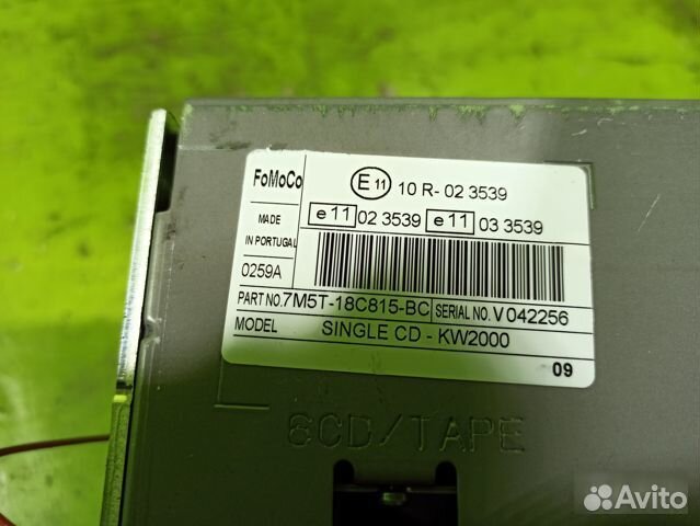 Магнитола штатная Ford Focus 2