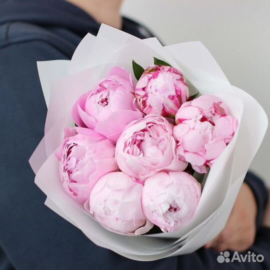 Цветы букеты пионы