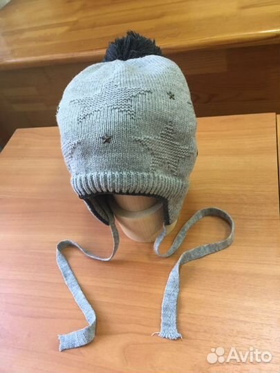 Шапка демисезонная, зимняя на мальчика