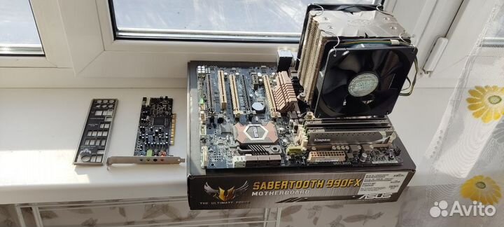 FX 8370+Asus Sabertooth 990+DDR3 32GB+Башня+Звук-я
