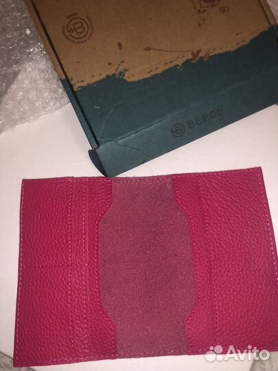 Обложка на паспорт Docker RED новая, Верфь Werfst