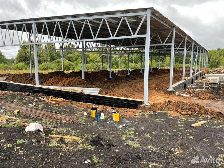 Изготовление и монтаж металлоконструкций, ангаров