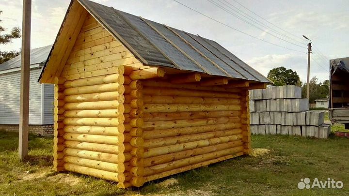 Сруб бани 6на3