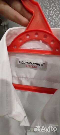 Рубашка школьная 134 рост