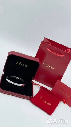 Серебряный браслет Cartier