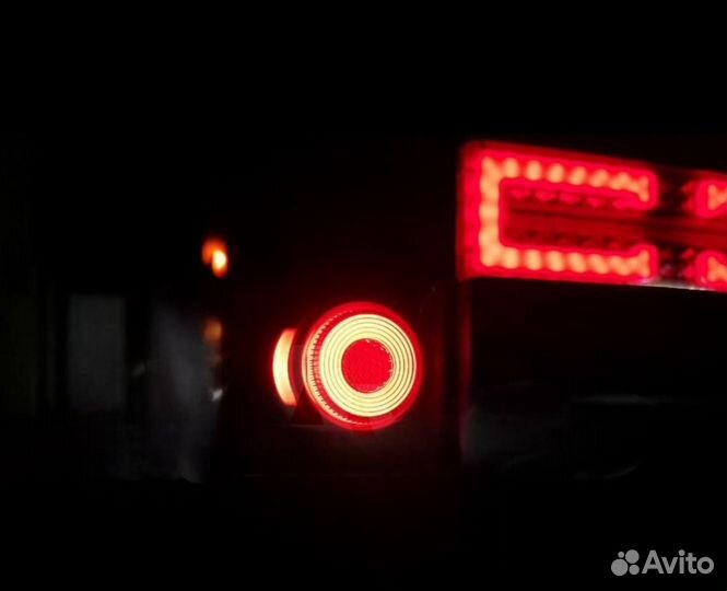 Фонари габаритные неон 12/24V (LED,50 мм, к-т 2шт)