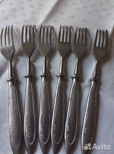 Вилки столовые старинные Адмиралтейство СССР