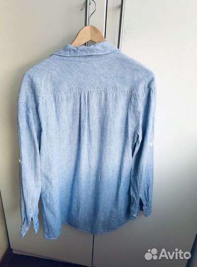 Рубашки блузки лен вискоза р46-50