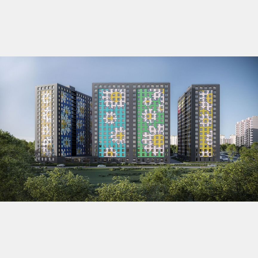 Квартира-студия, 49 м², 1/18 эт.