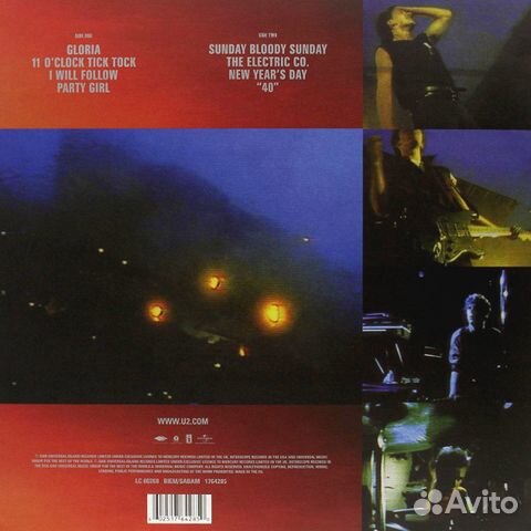 U2 / Live - Under A Blood Red Sky (LP)