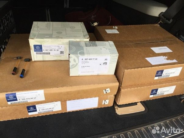 Тормозные диски и колодки Mercedes GL/ML 166 63AMG