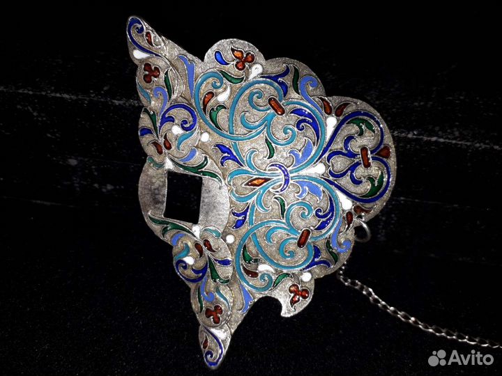 Пряжка для ремня серебро 84 проба