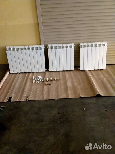 Алюминиевые радиаторы отопления бу