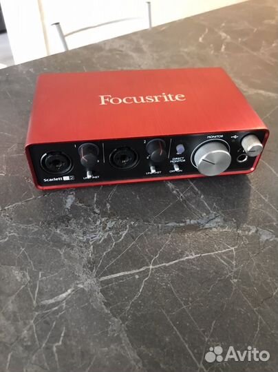 Звуковая карта Focusrite scarlett 2i2 2nd gen