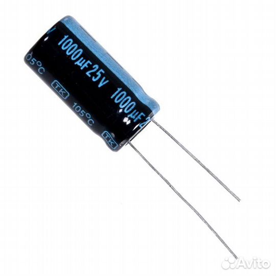 Конденсатор электролитический 1000x25 (10x21) TK J