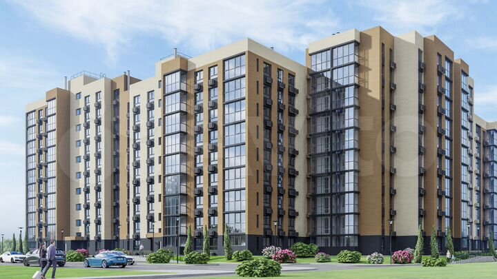 2-к. квартира, 86,3 м², 4/9 эт.