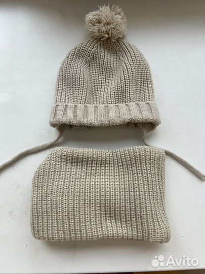 Комплект шапка и снуд zara