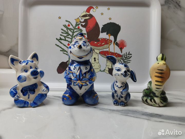 Фигурки гжель