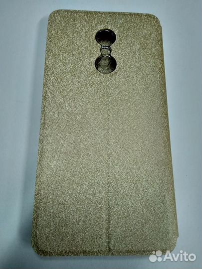 Чехол книжка для Xiaomi Redmi note 4x (Mofi, золот