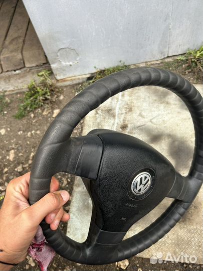 Руль с подушкой на jetta, golf 5