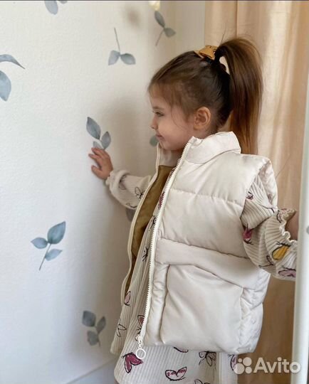 Дутый Жилет zara kids