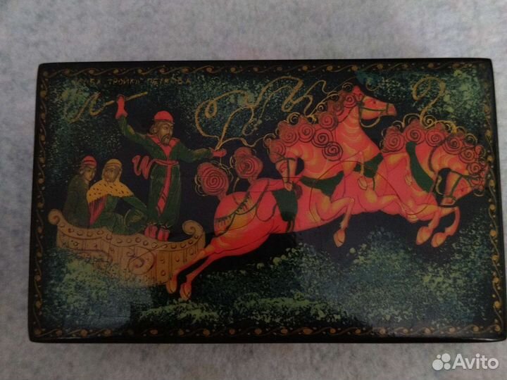 Шкатулка деревянная и металлическая СССР