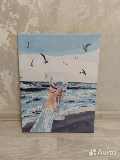 Картины по номерам раскрашенная