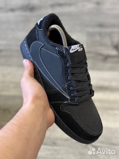 Travis Scott x Air Jordan 1 Low Black Phantom