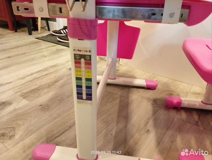 Растущая парта и стул fundesk