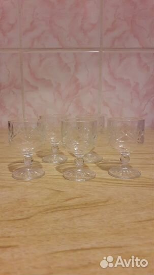 Стопки хрусталь, стекло СССР