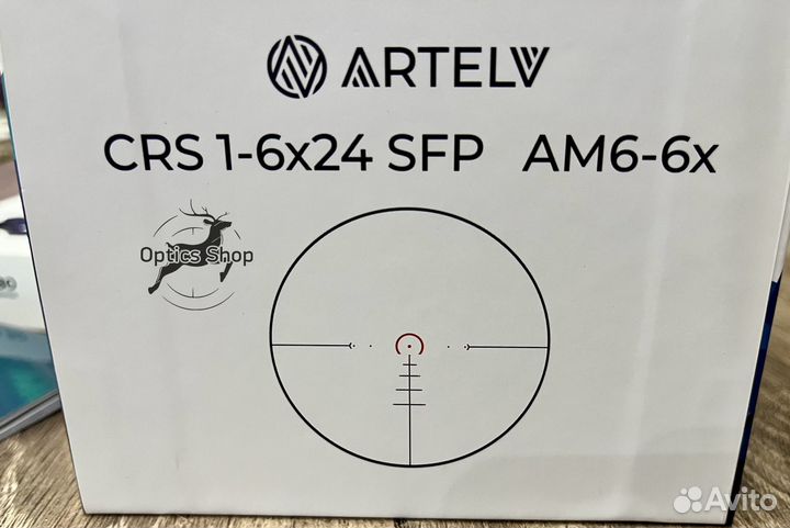 Оптический прицел Artelv CRS 1-6x24 загонник
