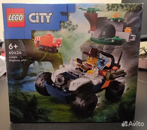 Lego City 60424 Jungle Explorer ATV Red Panda Miss