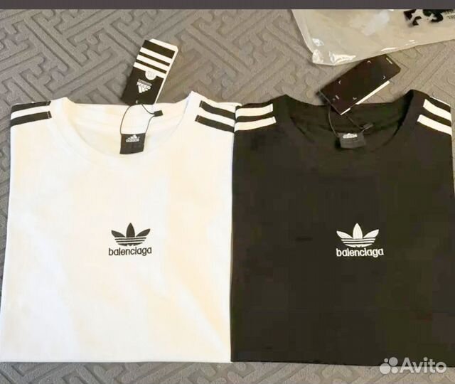 Футболка balenciaga x adidas