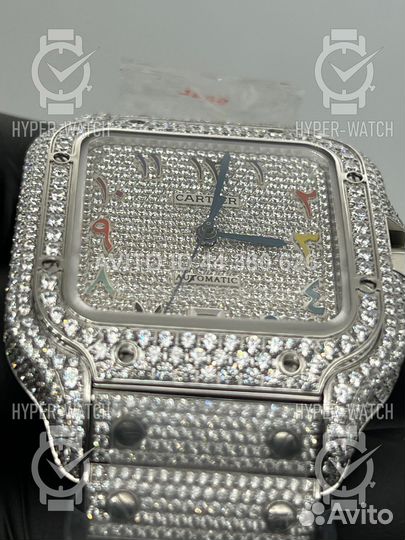 Часы Cartier Santos 40mm Diamond