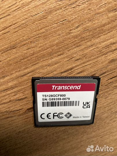 Compact flash Transcend 128 Gb