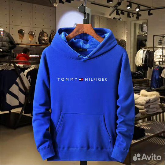 Tommy hilfiger худи на флисе